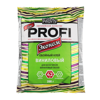 Клей обойный ЭКОНОМ виниловый der PROFI 200гр