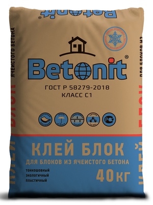 Клей для блоков BETONIT BLOCK (25кг)