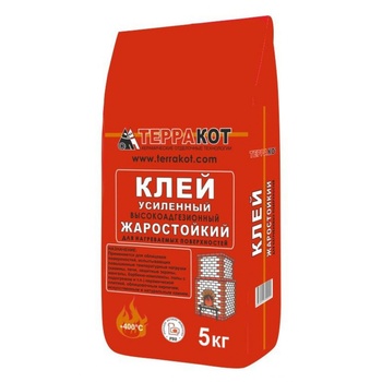 Клей усиленный Терракот жаростойкий, 5 кг