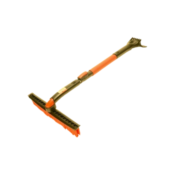 Щетка для уборки снега с силик. щетиной телескопич. 71115 оранж.