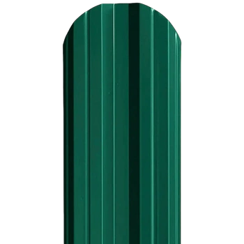 Штакетник М-образный фигурный 110х1800мм Зеленый RAL 6005