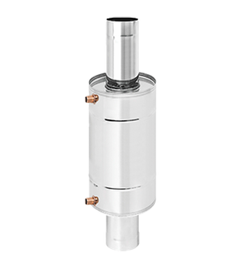 Теплообменник 12л на трубе д 120 (AISI 439)